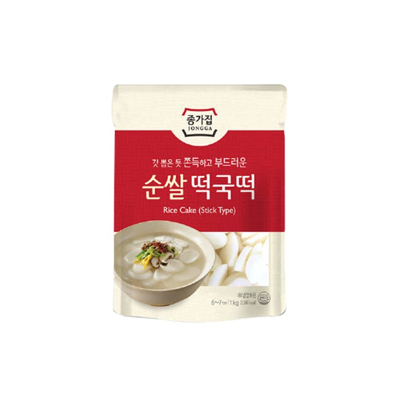 Daesang Jongga Rice Cake(Sliced Type) 1KG*5