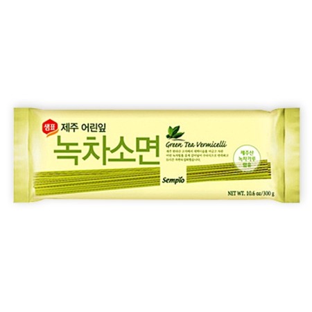 Sempio Dried Green Tea Thin Noodle 300G*20