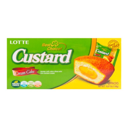 Lotte Custard 138G(6pc)*12