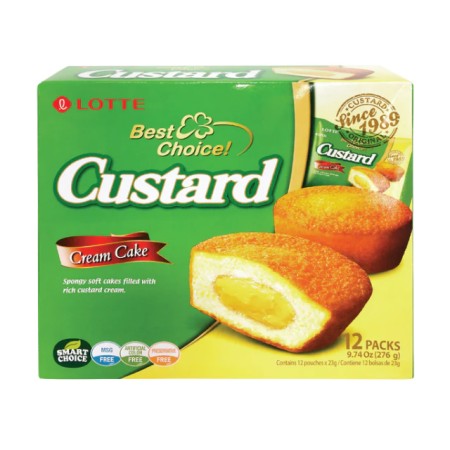 Lotte Custard 276G(12pc)*8