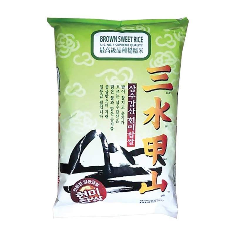 Samsu Brown Sweet Rice 15LB(6.80KG)