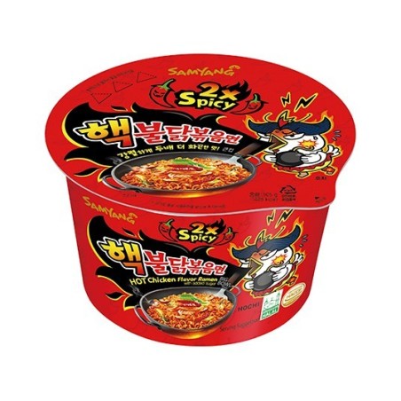 Samyang Hot Chicken Ramyun (Double Spicy) Big Bowl 105G*16