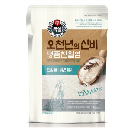 CJ Beksul Premium Sea Salt(Coarse) 3KG*4