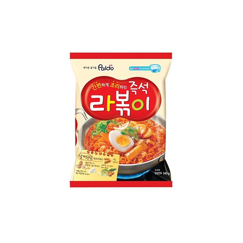 Paldo Rabokki(Spicy & Fried Noodle) 145G*4*4