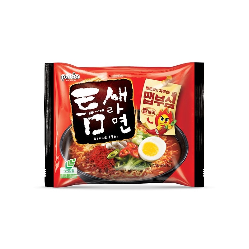 Paldo Teumsae Ramyun(Hot & Spicy) 120G*5*4