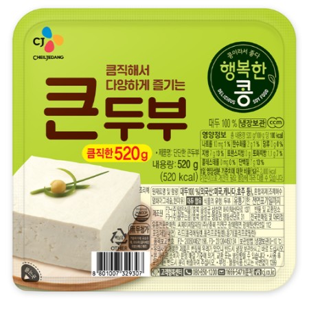 CJ Tasty Tofu(Big Size) 520G*8