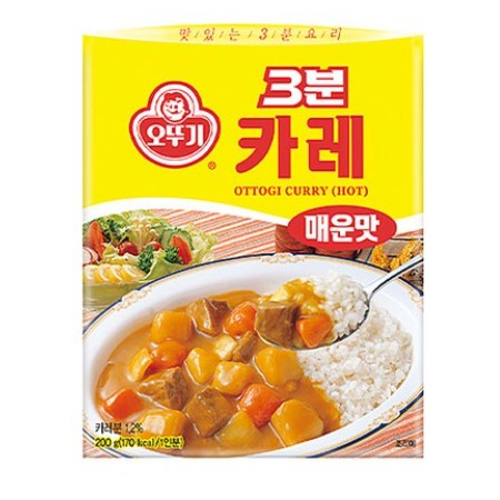 Otoki 3mins Curry (Hot) 200G*24