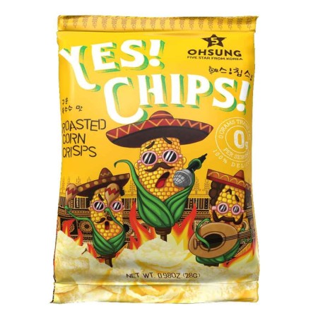 Ohsung Yes Chips(Roasted Corn) 145G*16