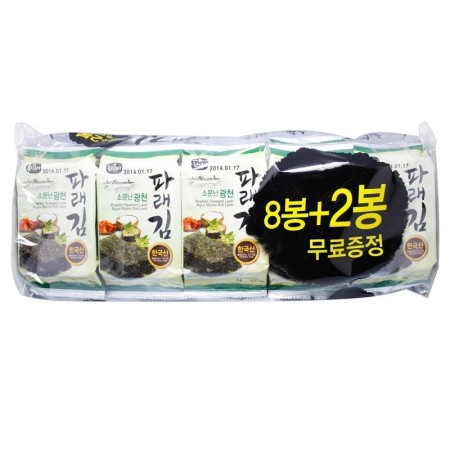 CHORIP DRIED SEAWEED (5G*10PK)*10