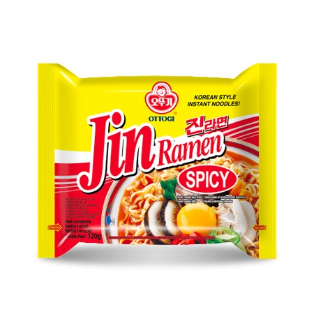 Ottogi Jin Ramyun(Hot) 120G*20