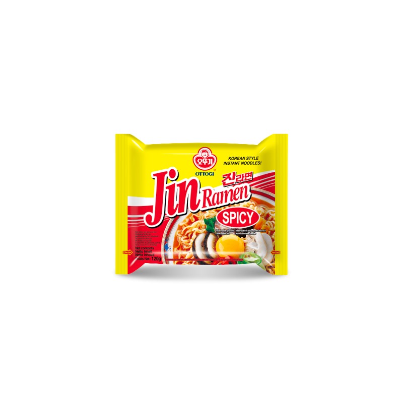 Ottogi Jin Ramyun(Hot) 120G*20