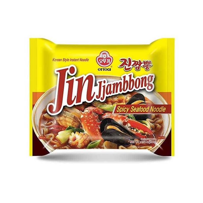 Ottogi Jin Champong Ramen  (Multipack)130G*4*8