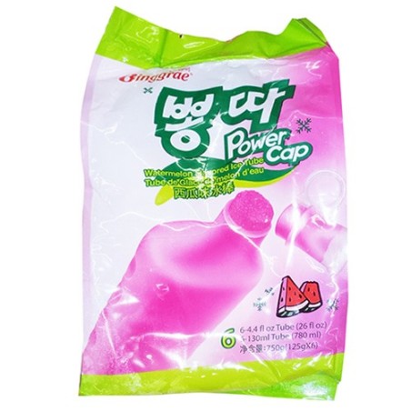 Binggrae Power Cap Ice Slush-Watermelon Flavour 130ML*24