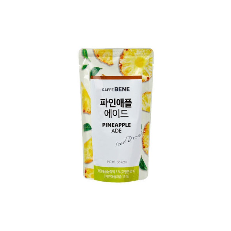 Caffebene Pineapple Aid Drink 190ML*10*5