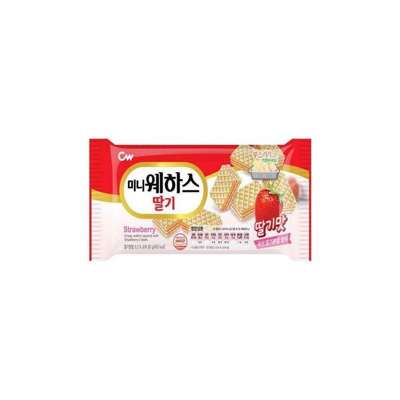 CW Mini Wafers-Strawberry 80G*20