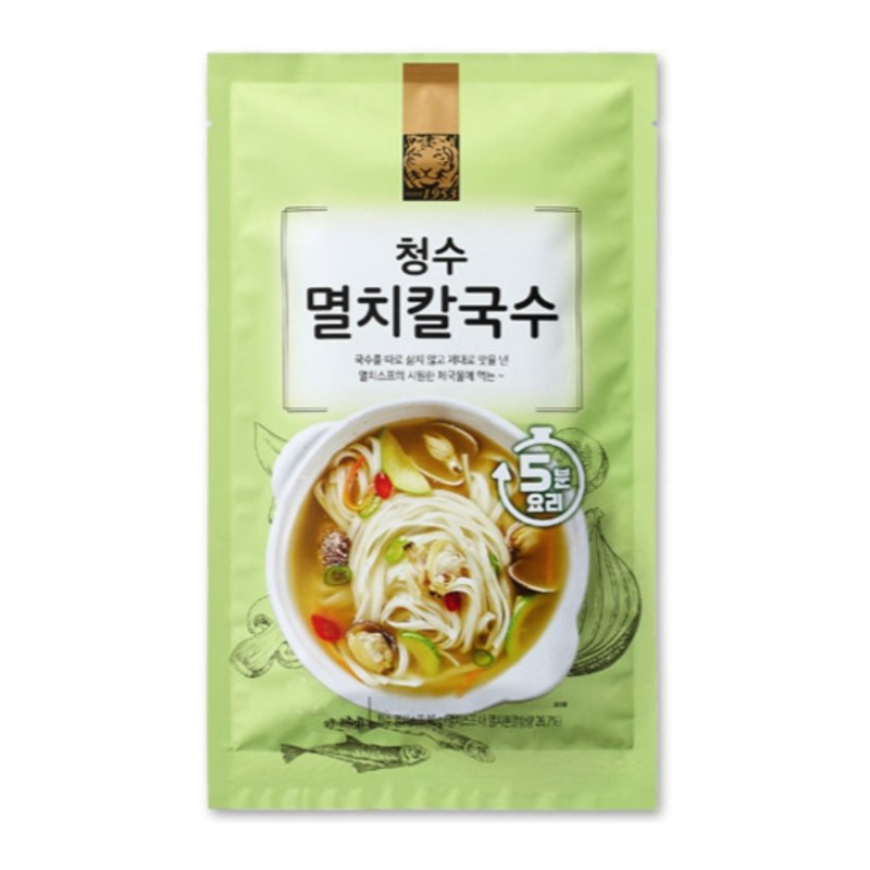 Chungsoo Anchovy Soup Kalguksu(Noodle) 220G*15