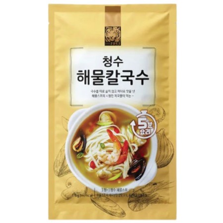 Chungsoo Anchovy Soup Seafood kalguksu(Noodle) 110G*20