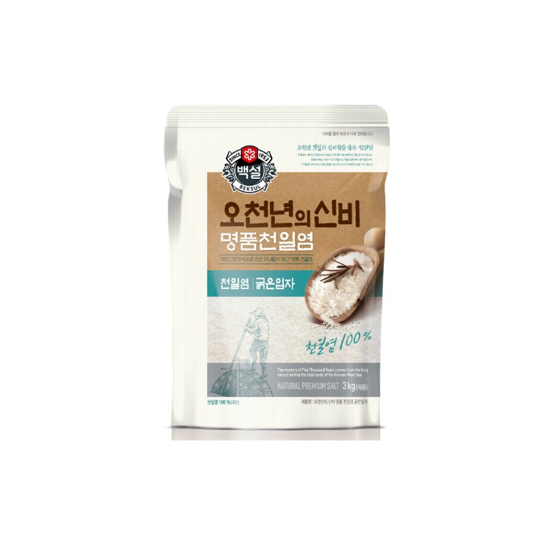 CJ Beksul Premium Sea Salt(Coarse) 3KG*4