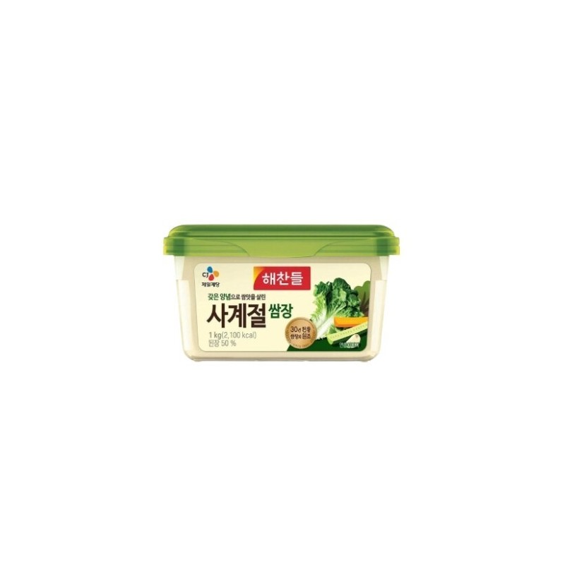 CJ Haechandle Seasoned Soybean Paste 1KG*12