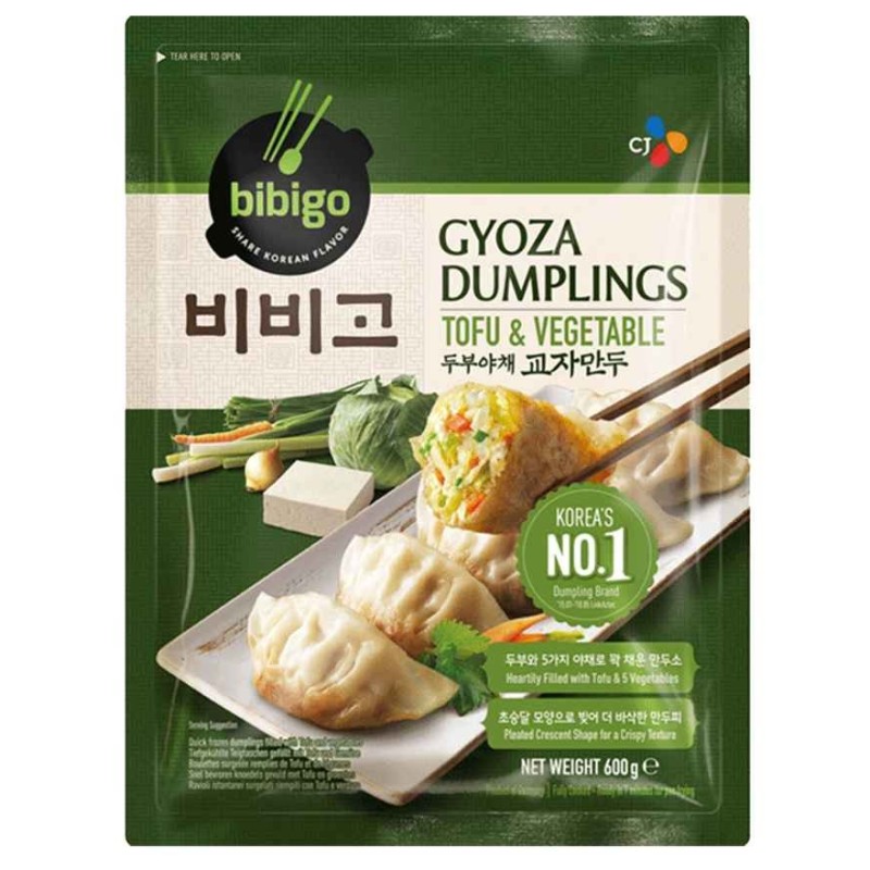 CJ Bibigo Tofu&Vegetable Gyoza(Vegetarian) 600G*12