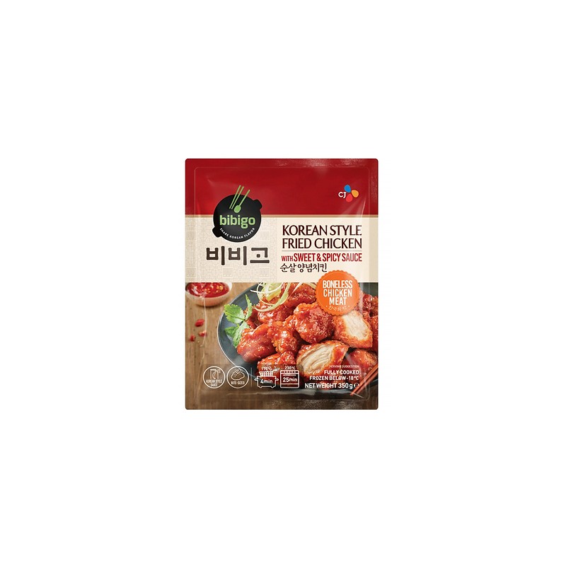 CJ Bibigo Korean Style Fried Chicken Sweet & Spicy 350G*20