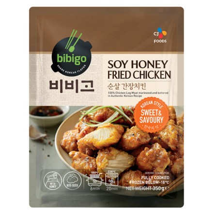 CJ Bibigo Korean Style Fried Chicken Soy Honey 350G*20