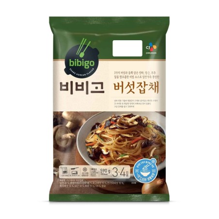 CJ Bibigo Mushroom Japchae 590G*12