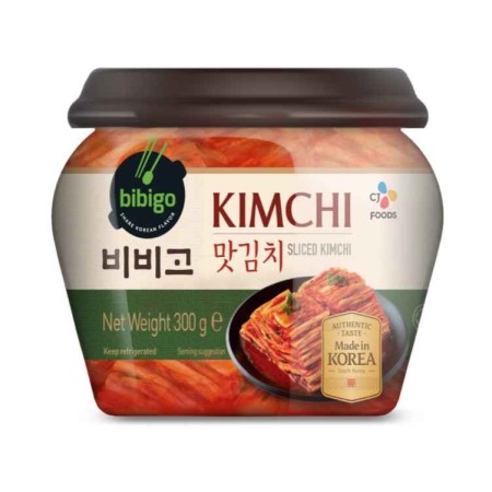 CJ Bibigo Sliced Kimchi(Traditional Shape Jar) 300G*12