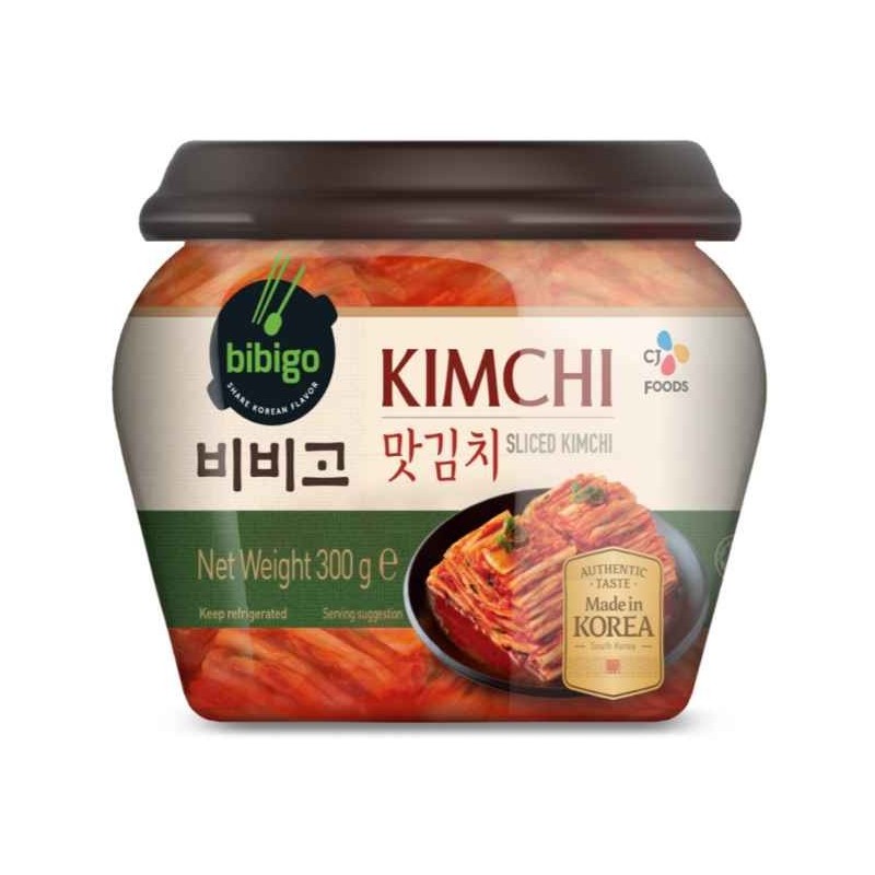 CJ Bibigo Sliced Kimchi(Traditional Shape Jar) 300G*12