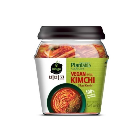 CJ Bibigo Vegan Sliced Kimchi(Traditional Shape Jar) 500G*6