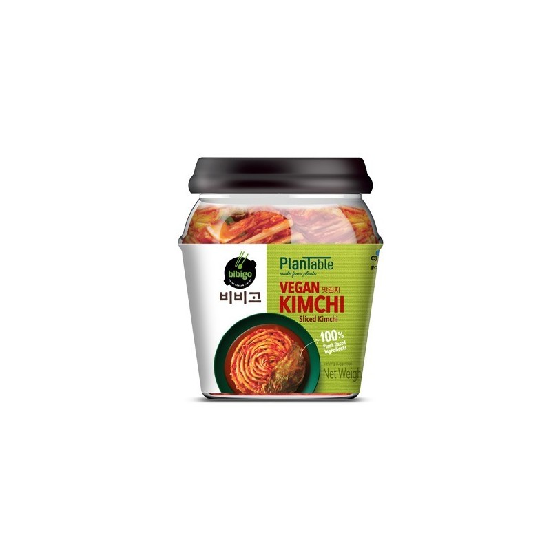 CJ Bibigo Vegan Sliced Kimchi(Traditional Shape Jar) 500G*6