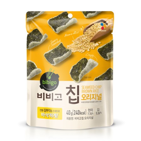 CJ Bibigo Seaweed chip brown rice 40G*24