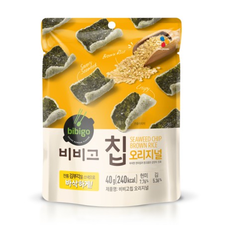 CJ Bibigo Seaweed chip brown rice 40G*24