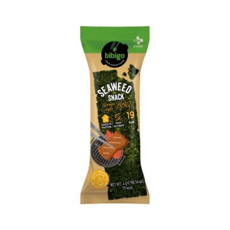 CJ Bibigo Seaweed Snack(K-BBQ)  24G(4G*6Pack)*6