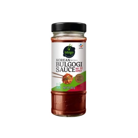 CJ Bibigo Korean Bulgogi Sauce(Hot&Spicy) 500G*12