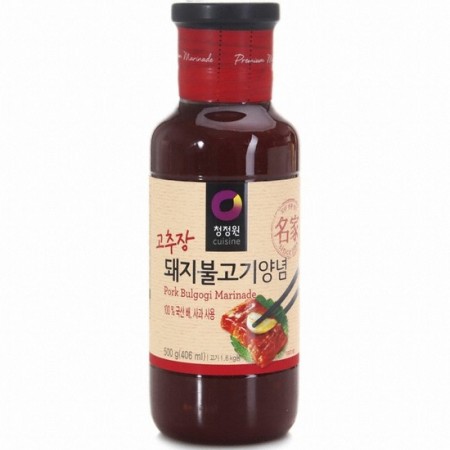 Daesang Chungjungone Pork Bulgogi Marinade(Spicy) 500G*15