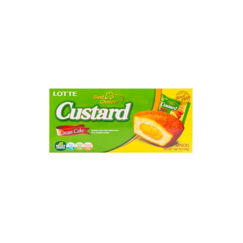 Lotte Custard 138G(6pc)*12