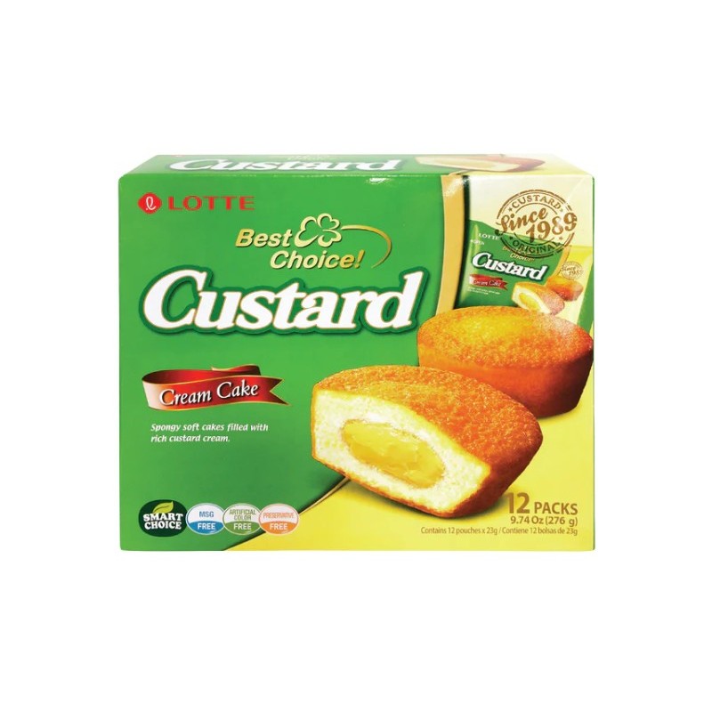 Lotte Custard 276G(12pc)*8