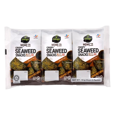 CJ Bibigo Crispy Seaweed(BBQ) 15G(3PK)*12