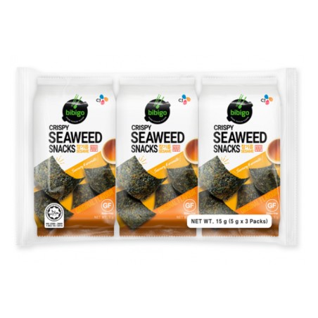 CJ Bibigo Crispy Seaweed(Sesame Flv) in Tray (5G*3pk)*12