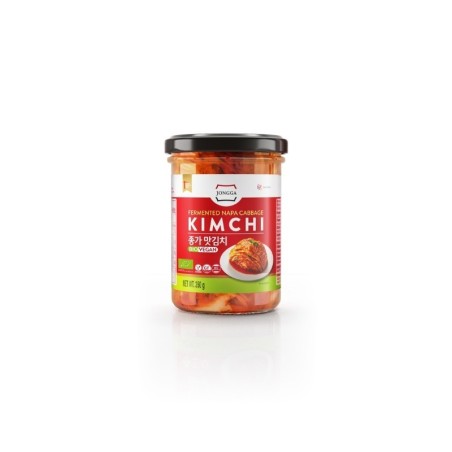 Daesang Jongga Sliced Kimchi(Glass Jar-Ambient Storage EU Produce) 350G*9