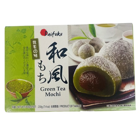 Daifuku Mochi Rice Cake(Green Tea) 210G(6pcs)*24