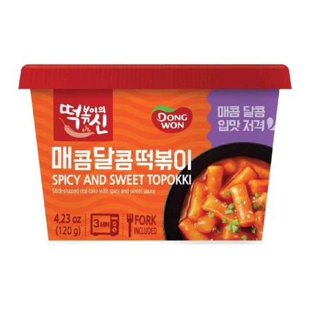 Dongwon Sweet&Spicy Rice Cake(Topoki) 120G*16