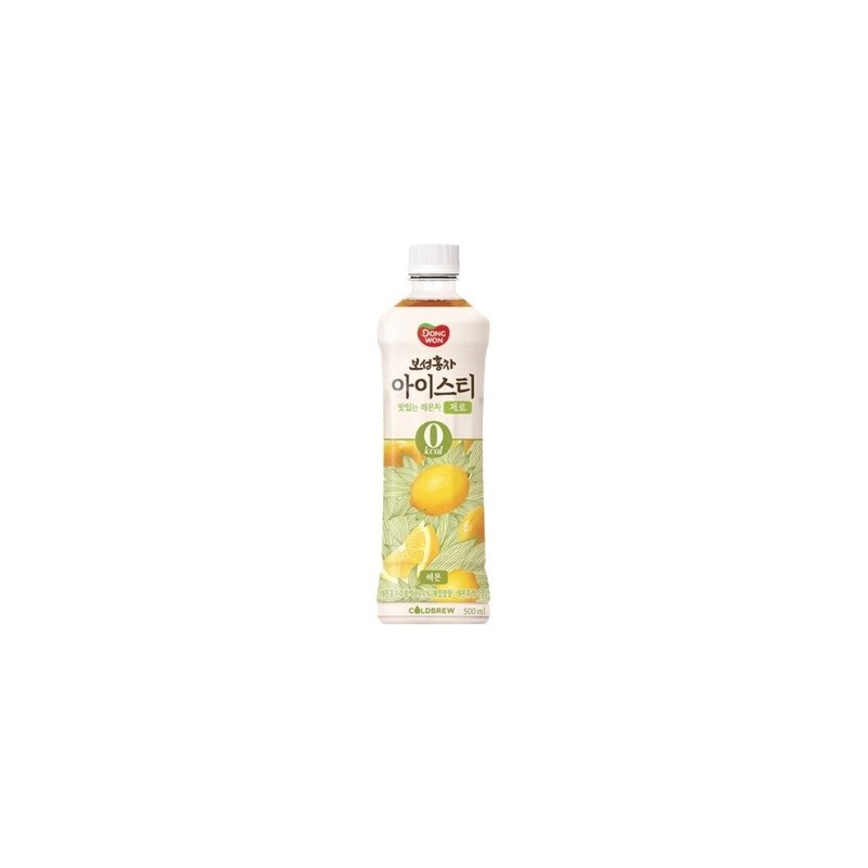 Dongwon Bosung Black Ice Tea Zero(Lemon-PET) 500ML*24