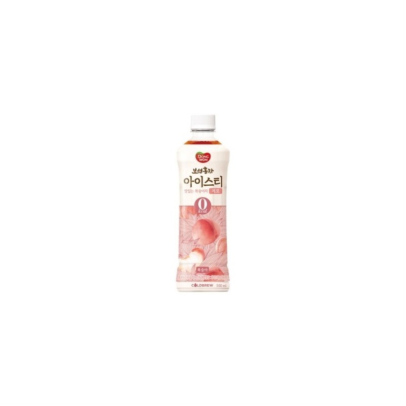 Dongwon Ice Black Tea Zero (Peach Flavour) 500ML*24