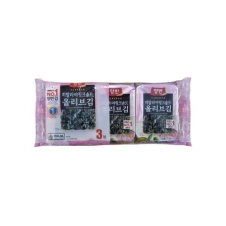 Dongwon Yangban Roasted & Seasoned Laver(Pink Salt) (4.5G*3PK)*36