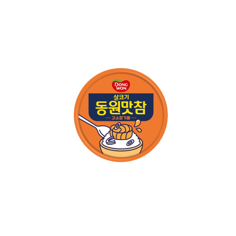 Dongwon Seasoned Tuna with Sesame Seed Oil 90G*60