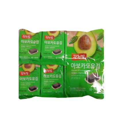 Gwangcheon Roasted & Seasoned Laver with Avocado Oil (4G*16PK)*8