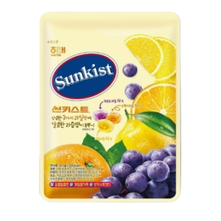 Haitai Sunkist Candy 125G*16