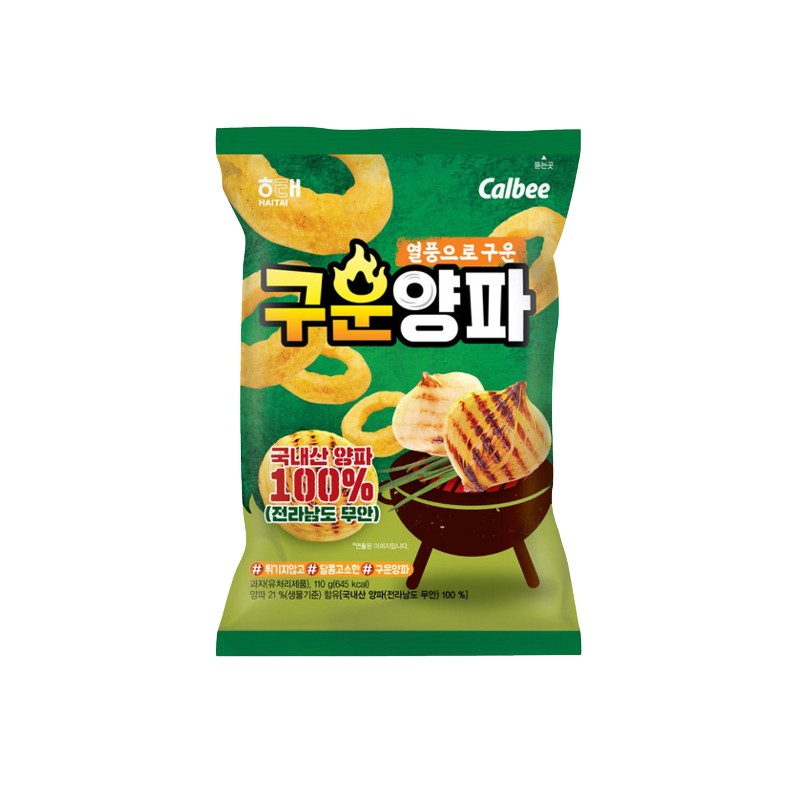 Haitai Roasted Onion Flavoured Snack (Original) 110G*12